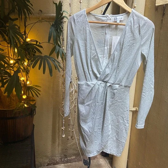 Silver Dress.Size - M - Picture 5 of 10